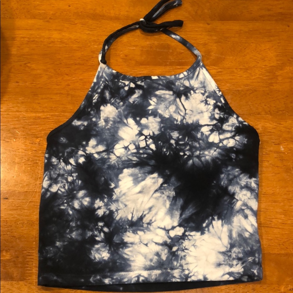 Brandy Melville tie dye halter top